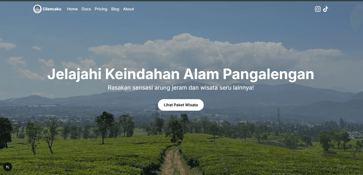 Website Parawisata Cilencaku