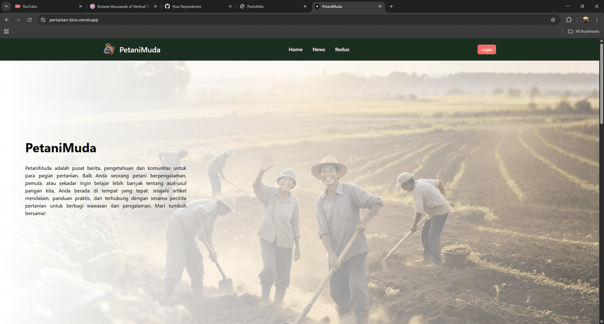 Website PetaniMuda